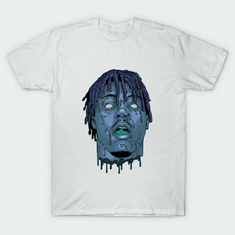 Juice Wrld Head Grime Art Unisex Tshirt, Juice Wrld Vintage Graphic Tee For Men